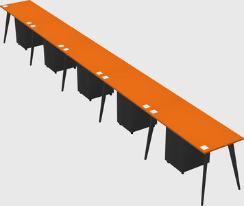 Modern rectangular office desk