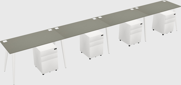 Modern Rectangular Office Desk