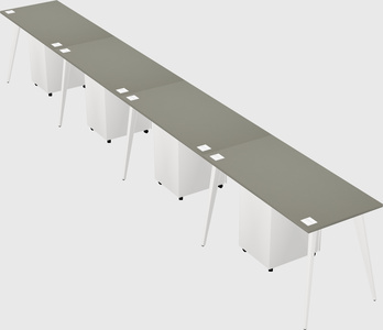 Modern rectangular office desk