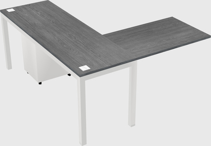 L-shaped desk