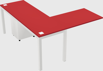 L-shaped desk