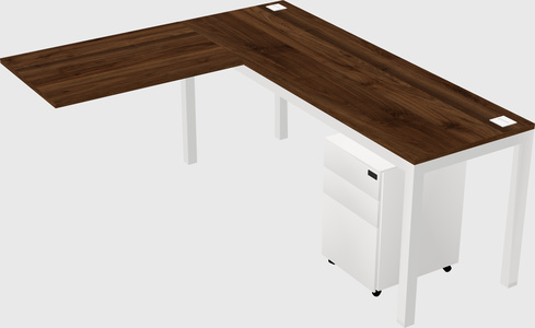 L-shaped desk