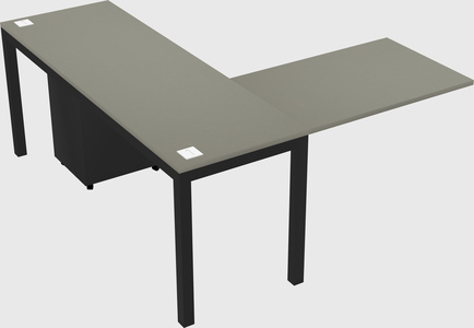 L-shaped desk