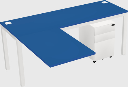 L-shaped desk