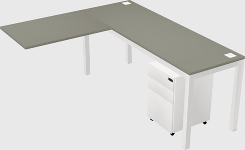 L-shaped desk