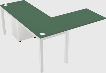 L-shaped desk