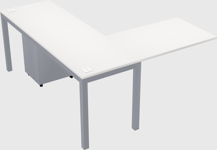 L-shaped desk