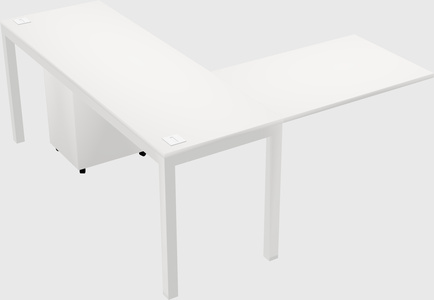L-shaped desk