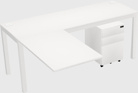 L-shaped desk