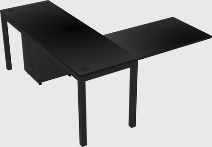 L-shaped desk