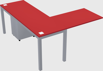 L-shaped desk
