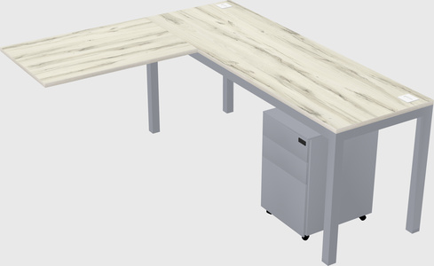 L-shaped desk