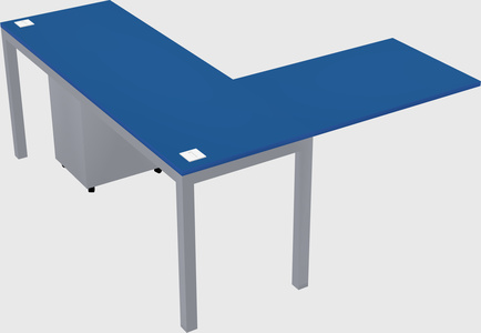 L-shaped desk