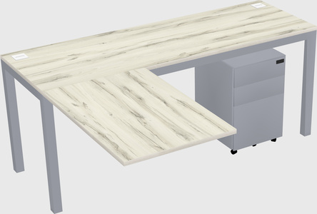 L-shaped desk