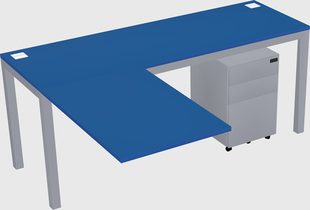L-shaped desk