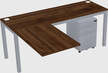 L-shaped desk
