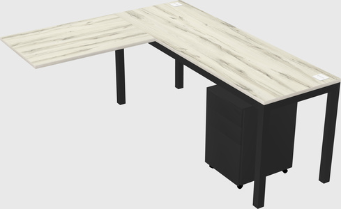 L-shaped desk