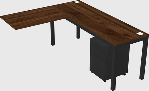 L-shaped desk