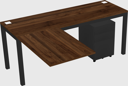 L-shaped desk