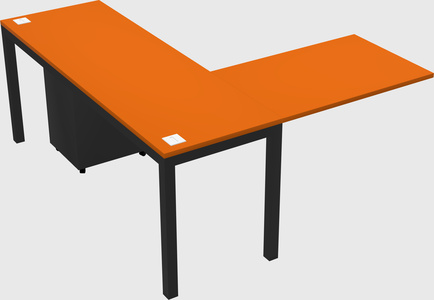 L-shaped desk