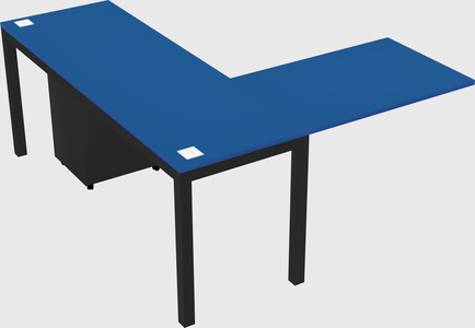 L-shaped desk