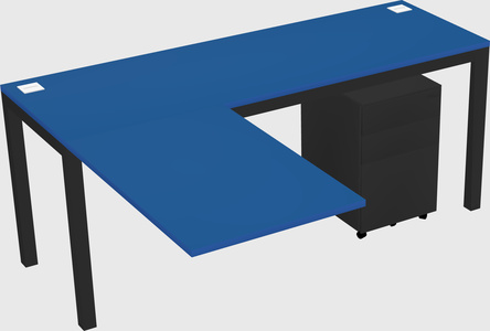 L-shaped desk