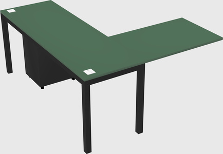 L-shaped desk
