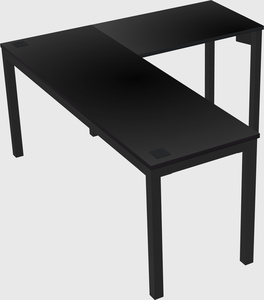 L-shaped desk