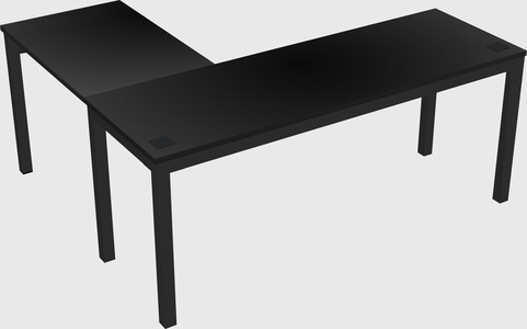 L-shaped desk