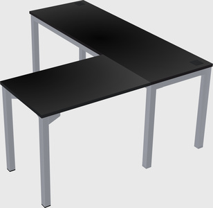 L-shaped desk