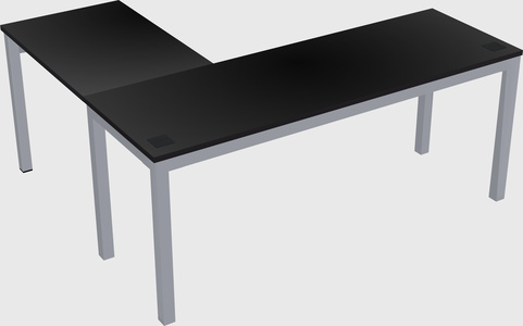 L-shaped desk