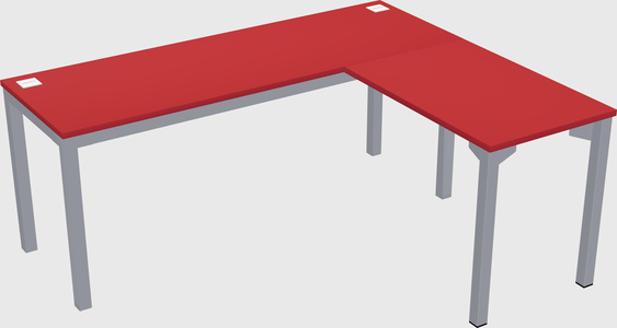 L-shaped desk