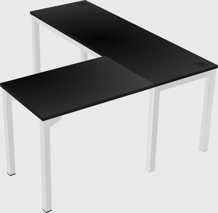 L-shaped desk