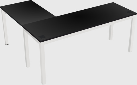 L-shaped desk