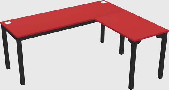 L-shaped desk