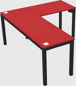 L-shaped desk
