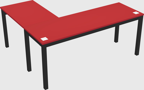 L-shaped desk