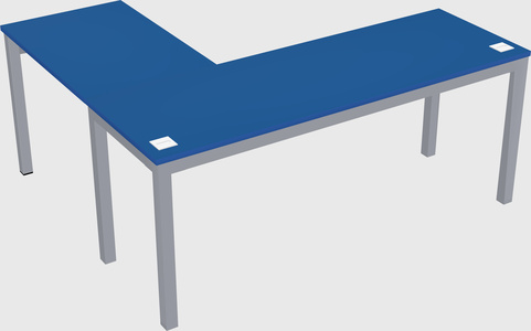 L-shaped desk