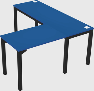 L-shaped desk