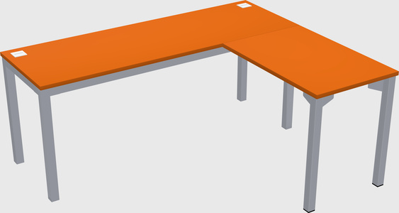 L-shaped desk