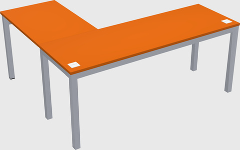 L-shaped desk