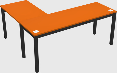 L-shaped desk