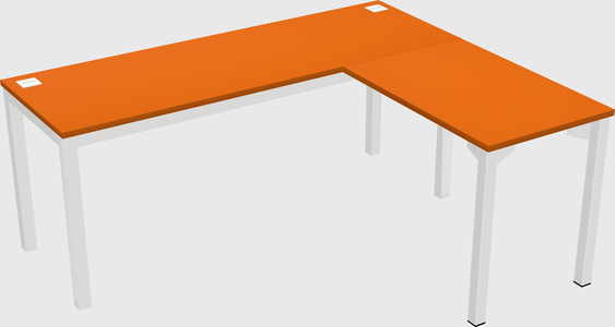 L-shaped desk