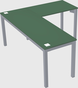 L-shaped desk