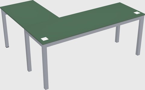 L-shaped desk