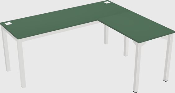 L-shaped desk