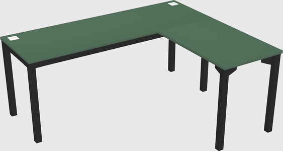 L-shaped desk