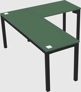 L-shaped desk