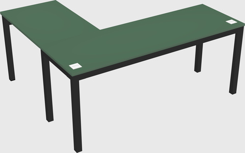 L-shaped desk