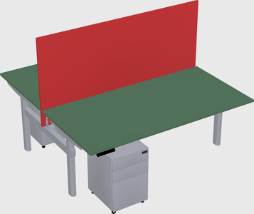 Shared electric desk